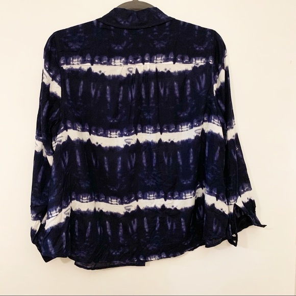 NWT INC tie dye button up long sleeved 2X - Picture 4 of 10
